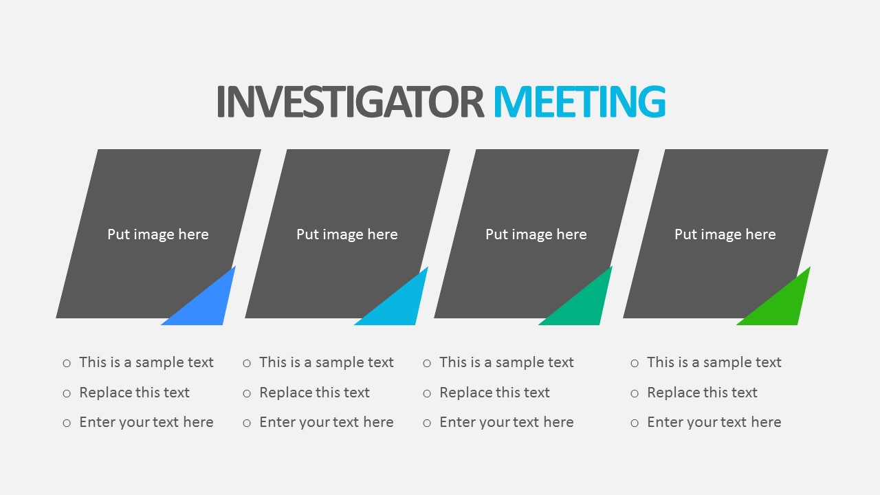 Clinical Investigation PowerPoint With Image Placeholders
