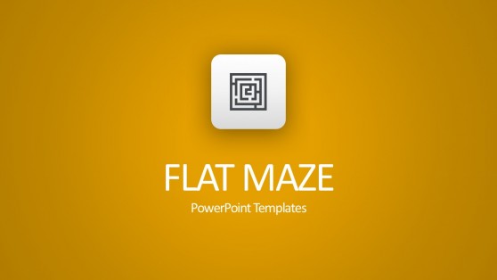 Maze PowerPoint Template Slides