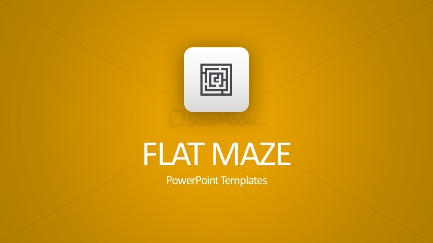 Maze PowerPoint Template Slides