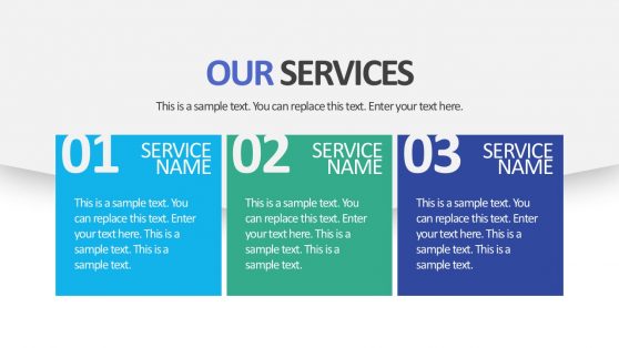 Company Product Services Editable Slides