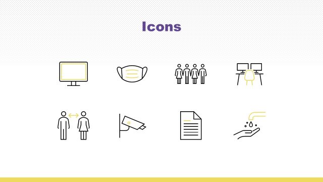 Slide Showing Icons