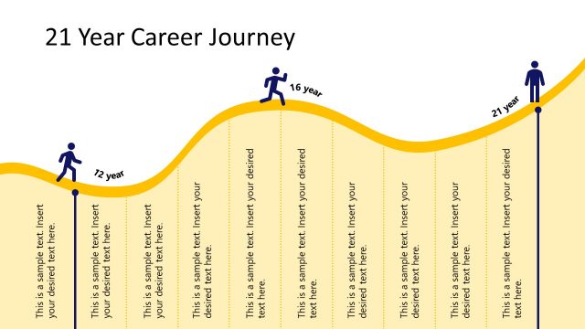 Mountain Infographic Journey Diagram