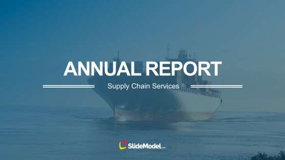 Logistics Company Annual Report For PowerPoint