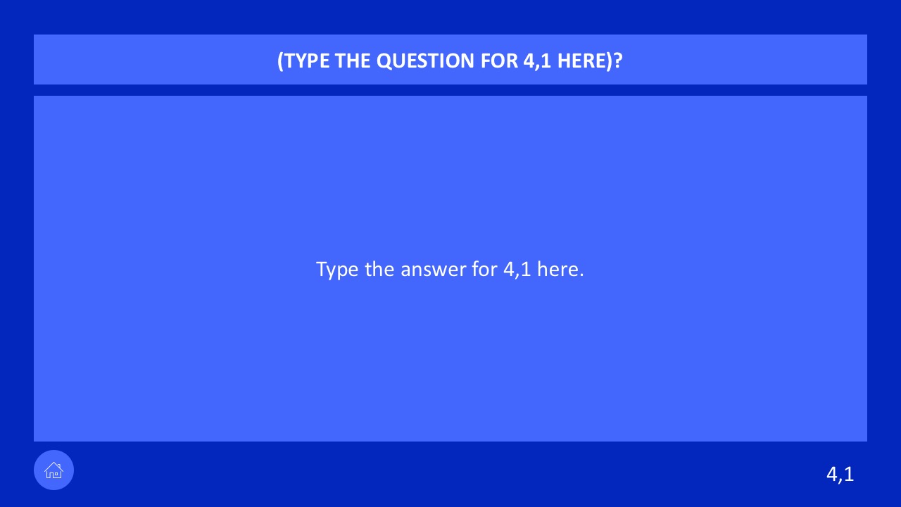 20 Questions Jeopardy Game Board PowerPoint - SlideModel Pertaining To Jeopardy Powerpoint Template With Sound