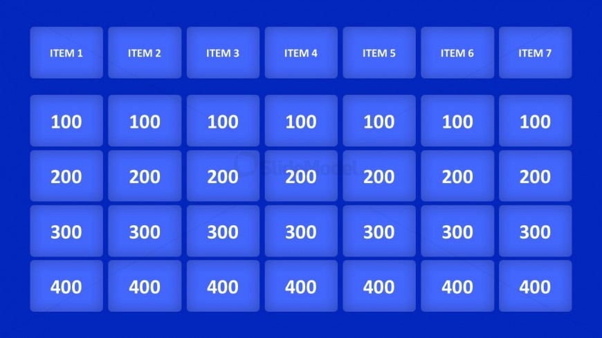 Game Show Question Slide Template