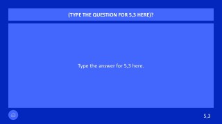 Animated Quiz Template for PowerPoint