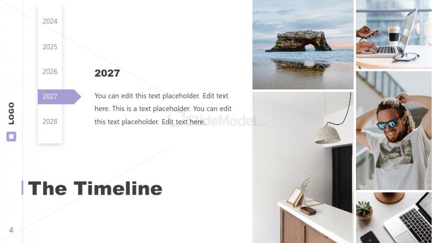 Vertical Roadmap Template Excellence