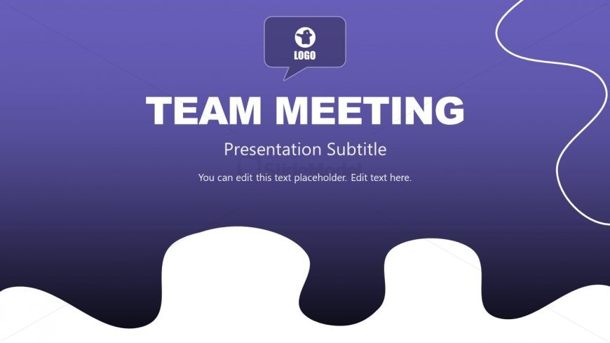 Cover of Team Meeting Presentation