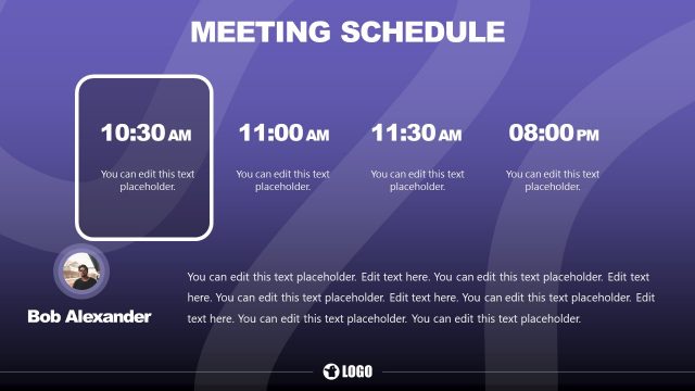 Team Meeting Schedule PowerPoint