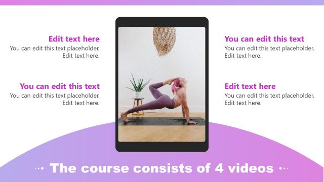 Yoga Pose Template Mantra PPT