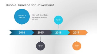 bubble timeline powerpoint template slidemodel ppt template timeline