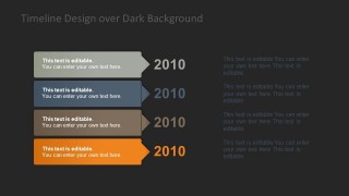 Vertical Timeline Template for PowerPoint