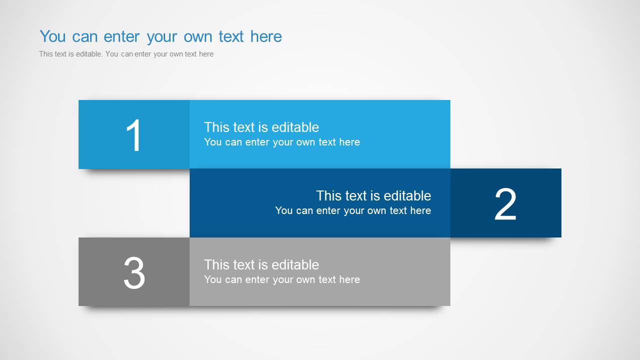 3 Text Boxes With Descriptions For Powerpoint Slidemodel