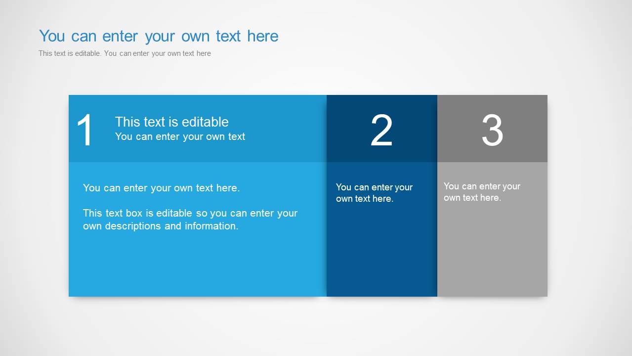 Free Powerpoint Simple Text Boxes Rectangular Text Boxes Template for PowerPoint - SlideModel