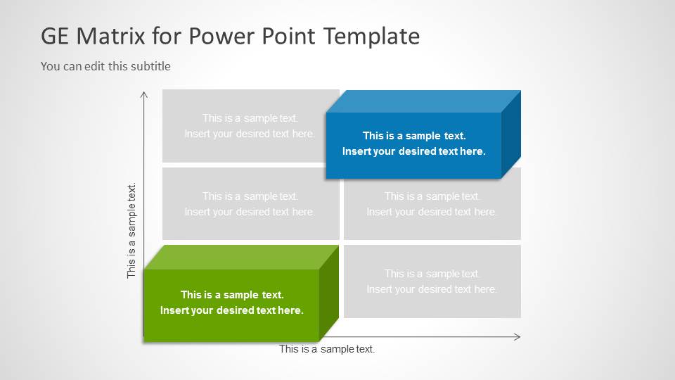 GE Matrix for PowerPoint - SlideModel