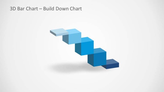 3D Build Down Chart Slide Design for PowerPoint