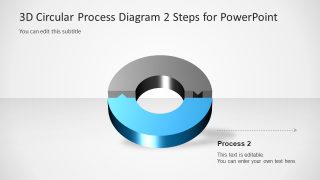 Presentation Design 2 Steps Chevron Cycle