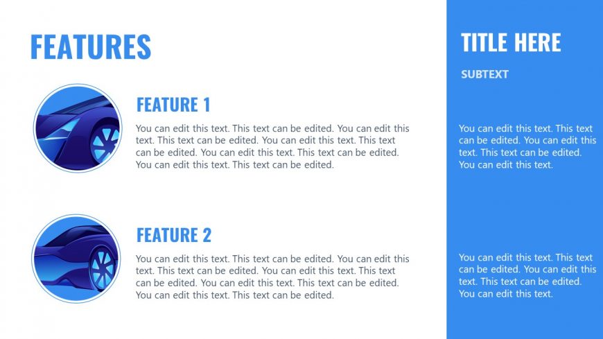 2 Features Vehicles Industry Template 