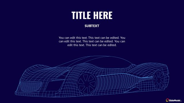 Automotive Mesh Design Template PowerPoint
