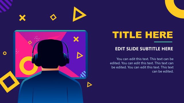 Digital Experience Gaming Event PowerPoint