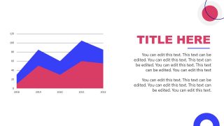 FinTech Template - Data Driven Area Chart