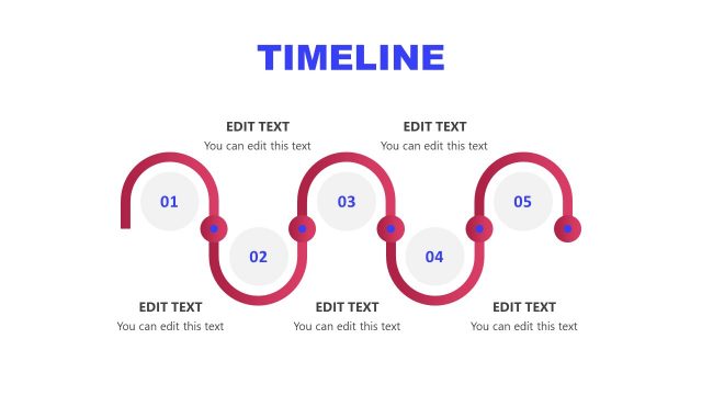5 Steps Process Flow Diagram Payment PowerPoint