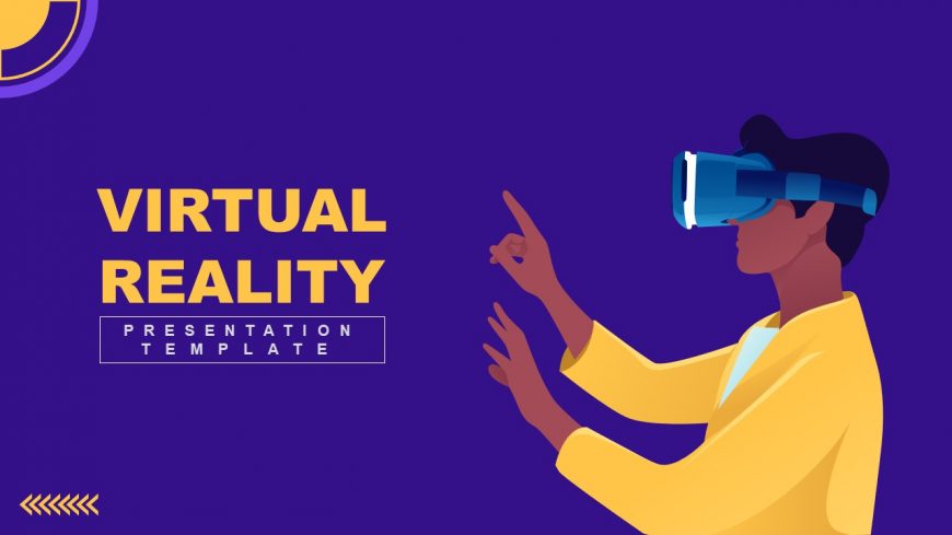 Slide of VR Man with Headset