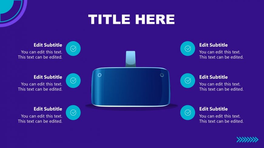 6 Steps Virtual Reality Presentation Template