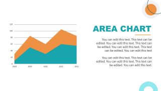 WorkTech PPT Template - Area Chart