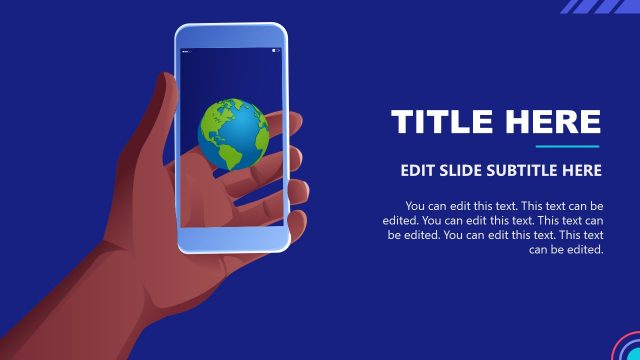 Earth 3D Template for XR Presentation
