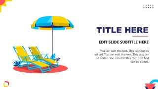 Presentation of Beach Chairs for Travel Template