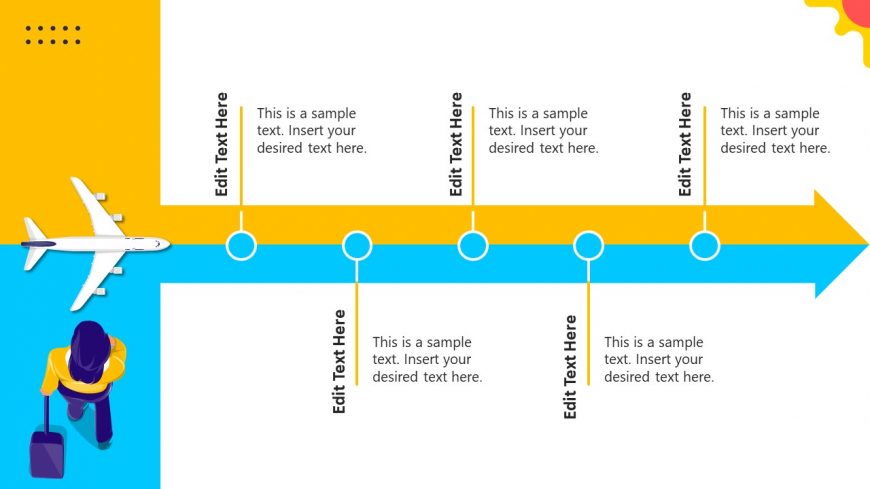 Presentation of Arrow Timeline and Airplane