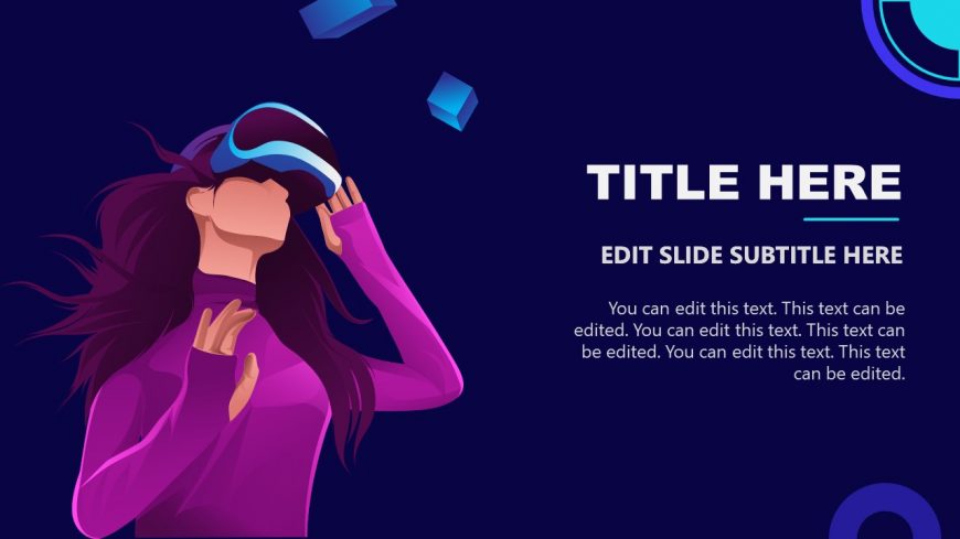Template of Metaverse Technology Slide