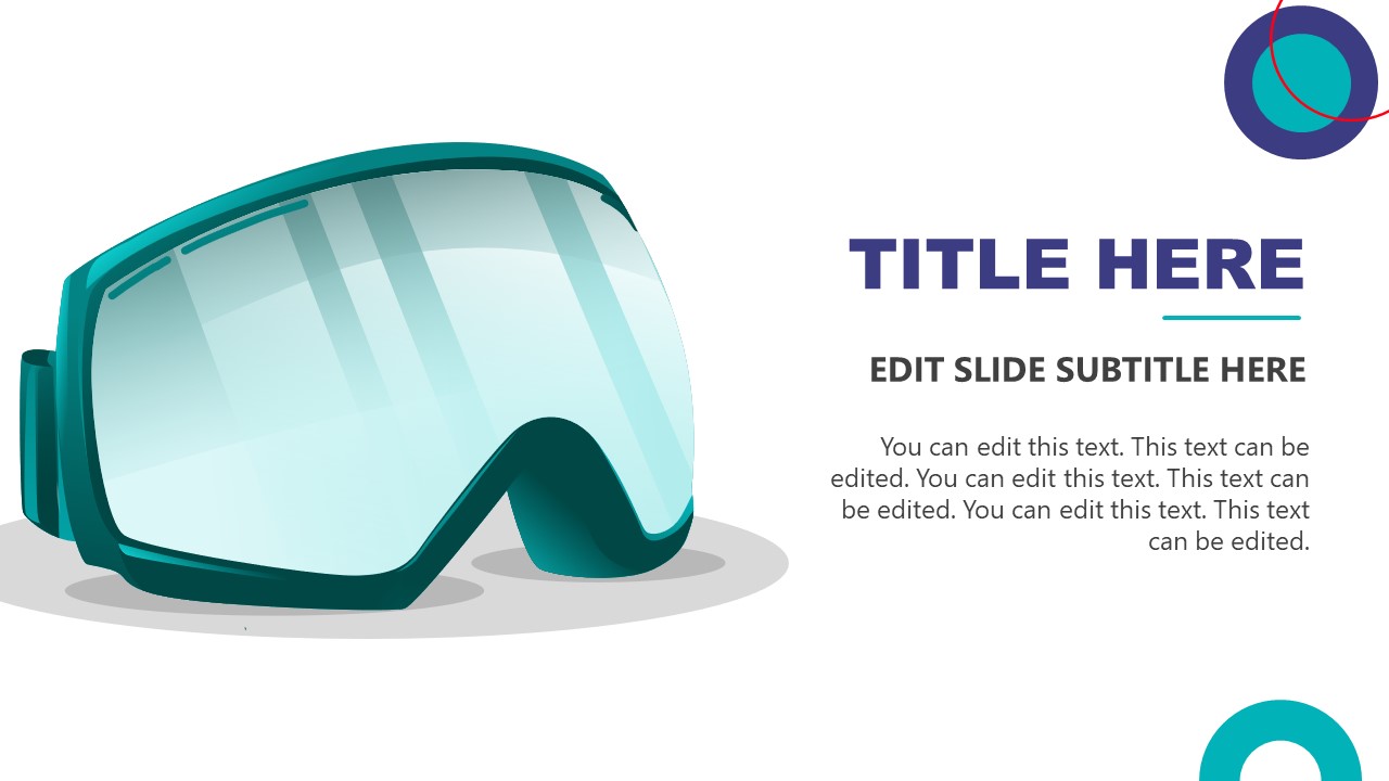 PPT Goggles Graphics Template Alpine Skiing 