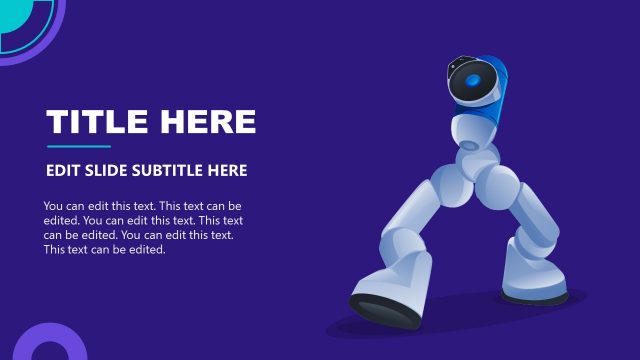 Camera Robot Artificial Intelligence PowerPoint Template