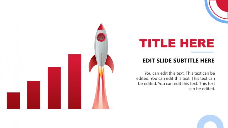PowerPoint Bar Chart Presentation of Skyrocket