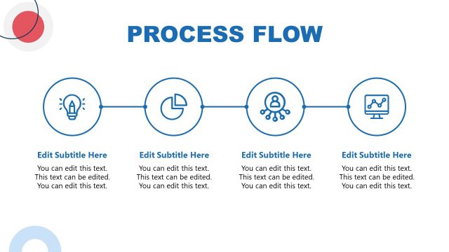 Process Flow Diagram – Editable PPT Slide