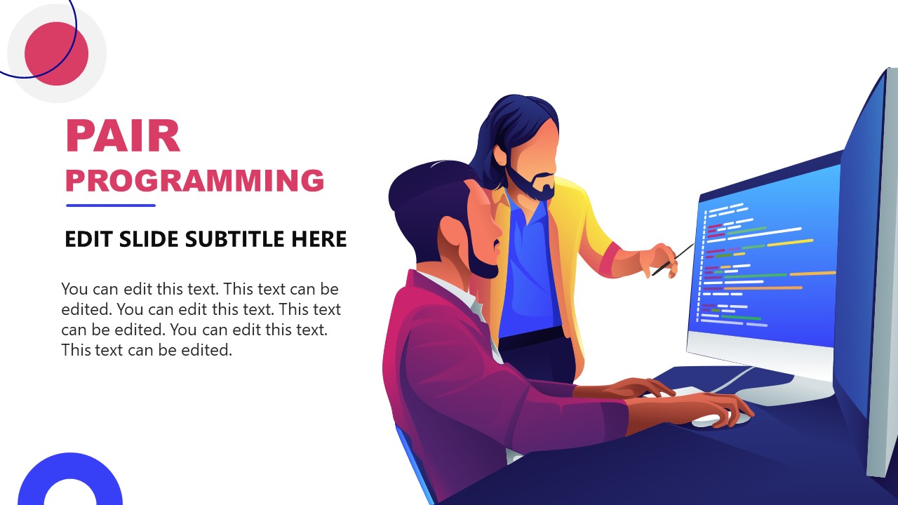 How to Code Presentation Template - SlideModel