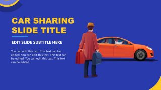 Car Sharing Editable Slide