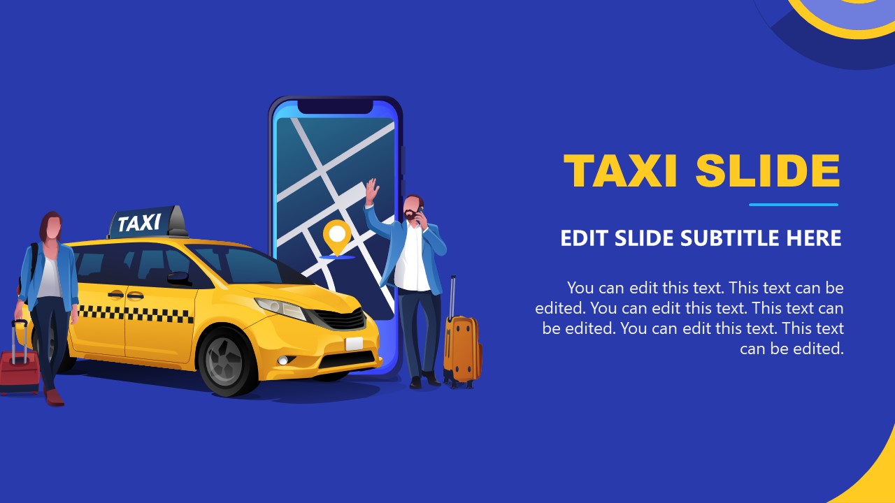 Taxi and Ride Booking Facility PPT Slide