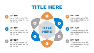 Multistep Editable Process Circular Diagram 