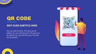 QR Code Slide of Proximity Marketing Template