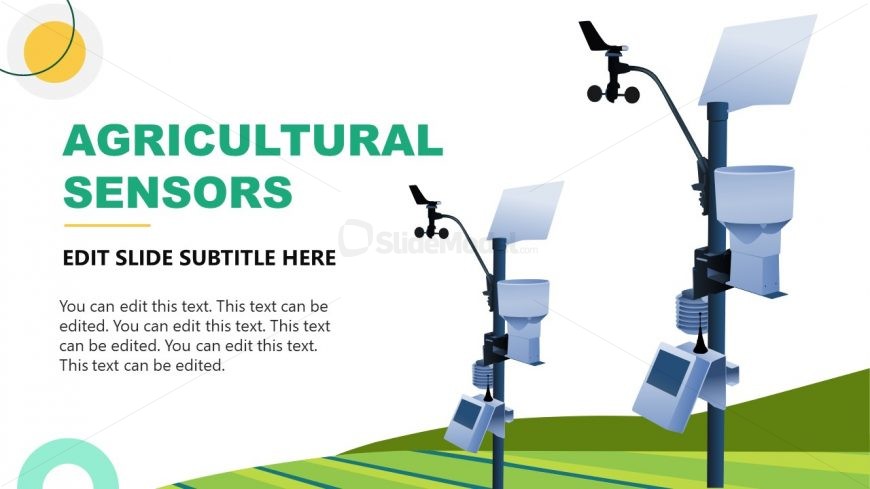 Agricultural Sensor in Farming - Robotics Slide Template