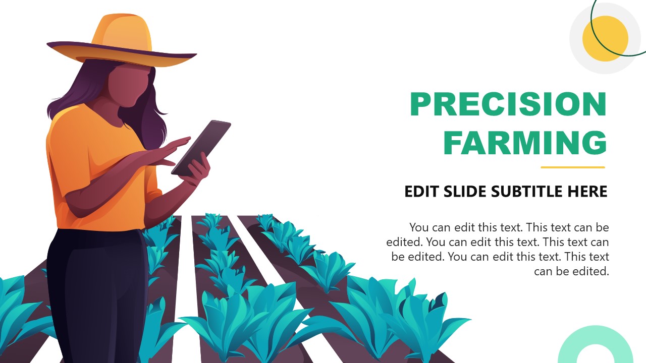 Precision Farming in Smart Farming Presentation Slide