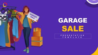 Infographic PPT Template for Garage Sale
