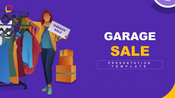 Infographic PPT Template for Garage Sale