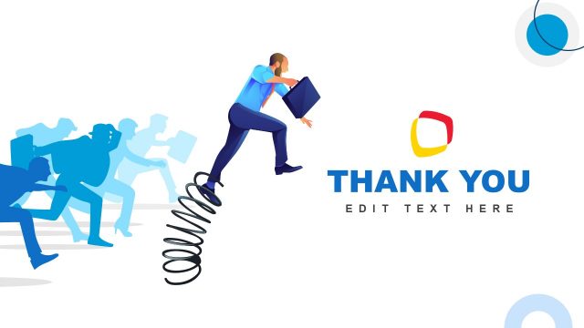 Beat the Market PowerPoint Slide Deck – Thank You Slide