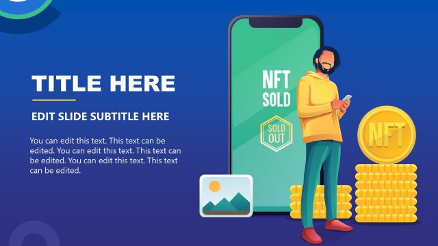NFT Template Slide with NFT Coins