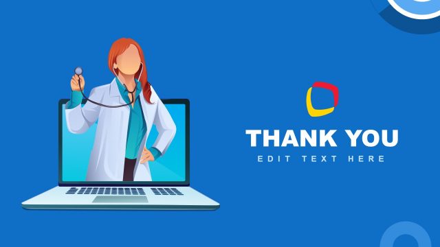 ThankYou Slide for Telemedicine PPT Template