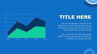 Area Plot for Telemedicine Presentation Template